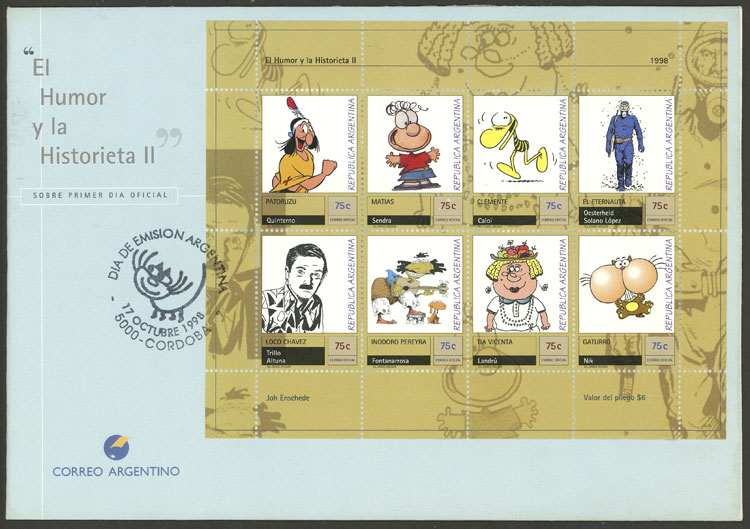 Lot 1146 - Argentina souvenir sheets -  Guillermo Jalil - Philatino Auction # 2403 ARGENTINA: 