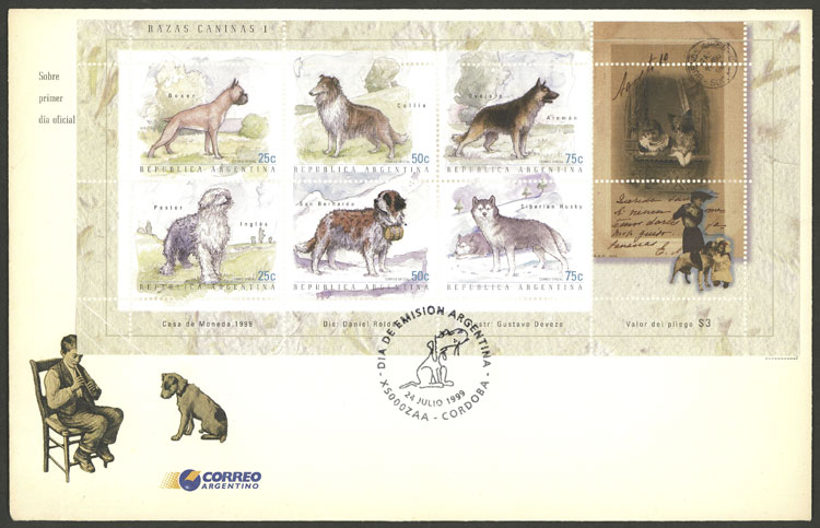 Lot 1150 - Argentina souvenir sheets -  Guillermo Jalil - Philatino Auction # 2403 ARGENTINA: 