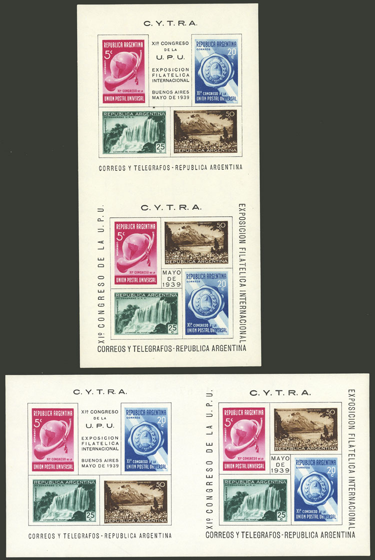 Lot 1092 - Argentina souvenir sheets -  Guillermo Jalil - Philatino Auction # 2403 ARGENTINA: 