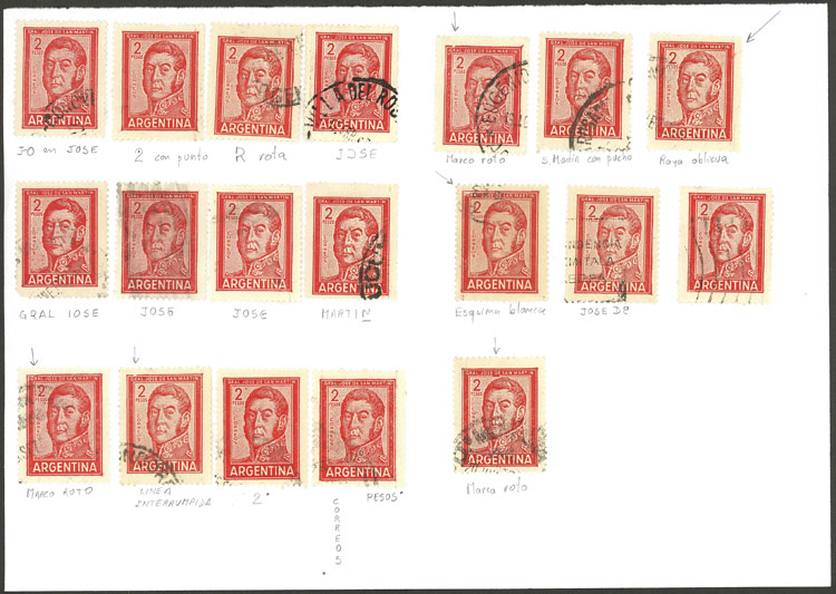Lot 781 - Argentina general issues - Guillermo Jalil - Philatino Auction # 2403 ARGENTINA: Lot 781 - Argentina general issues - Guillermo Jalil - Philatino Auction # 2403 ARGENTINA: