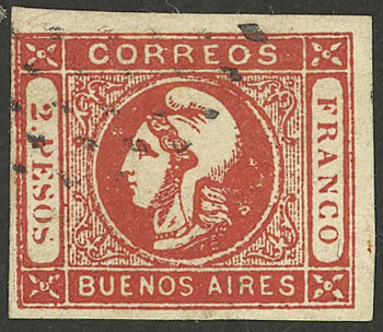 Lot 31 - Argentina cabecitas - Guillermo Jalil - Philatino Auction # 2403 ARGENTINA: Lot 31 - Argentina cabecitas - Guillermo Jalil - Philatino Auction # 2403 ARGENTINA: