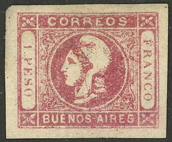 Lot 36 - Argentina cabecitas - Guillermo Jalil - Philatino Auction # 2403 ARGENTINA: Lot 36 - Argentina cabecitas - Guillermo Jalil - Philatino Auction # 2403 ARGENTINA: