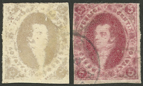 Lot 100 - Argentina rivadavias -  Guillermo Jalil - Philatino Auction # 2403 ARGENTINA: 