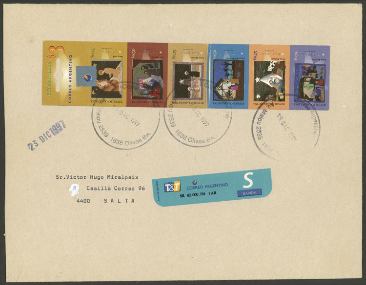 Lot 989 - Argentina general issues -  Guillermo Jalil - Philatino Auction # 2403 ARGENTINA: 
