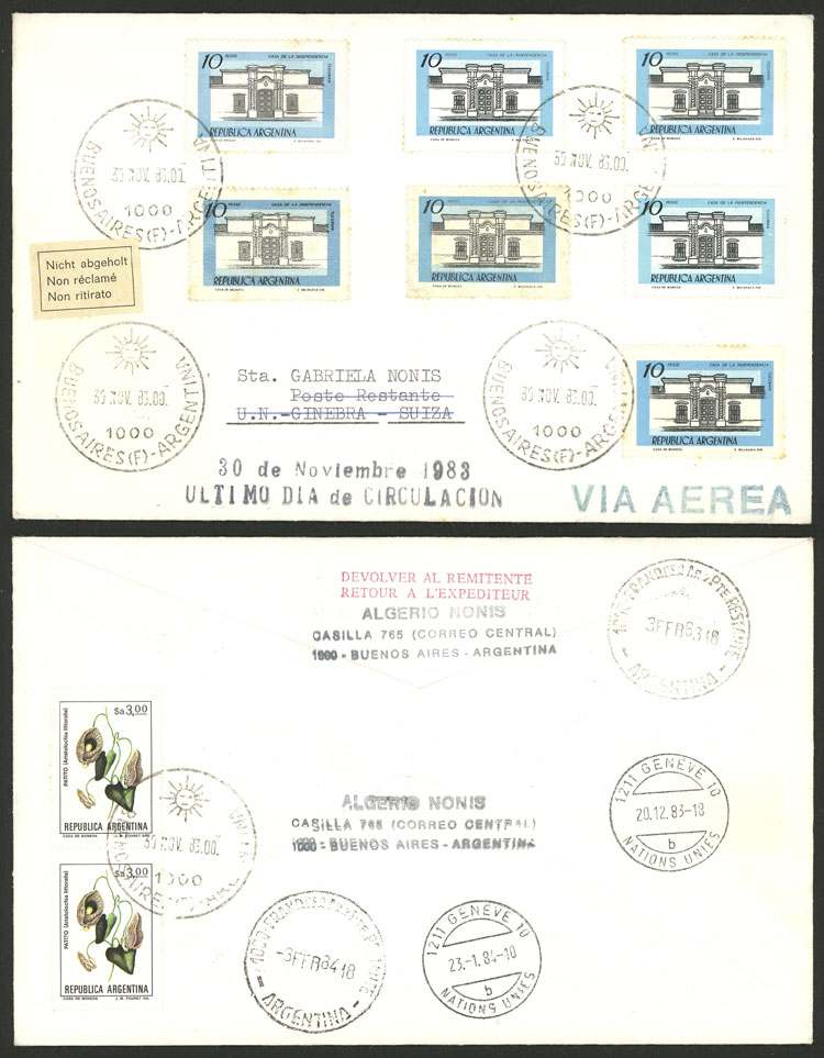 Lot 926 - Argentina general issues - Guillermo Jalil - Philatino Auction # 2403 ARGENTINA: Lot 926 - Argentina general issues - Guillermo Jalil - Philatino Auction # 2403 ARGENTINA: