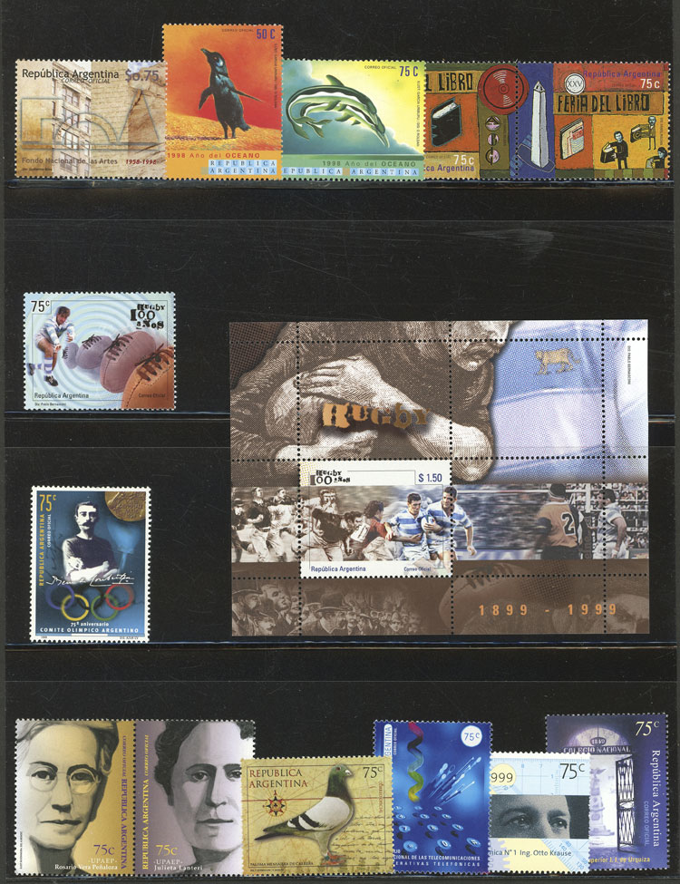 Lot 997 - Argentina general issues -  Guillermo Jalil - Philatino Auction # 2403 ARGENTINA: 