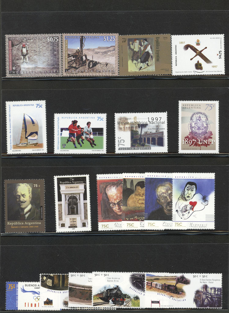Lot 986 - Argentina general issues -  Guillermo Jalil - Philatino Auction # 2403 ARGENTINA: 