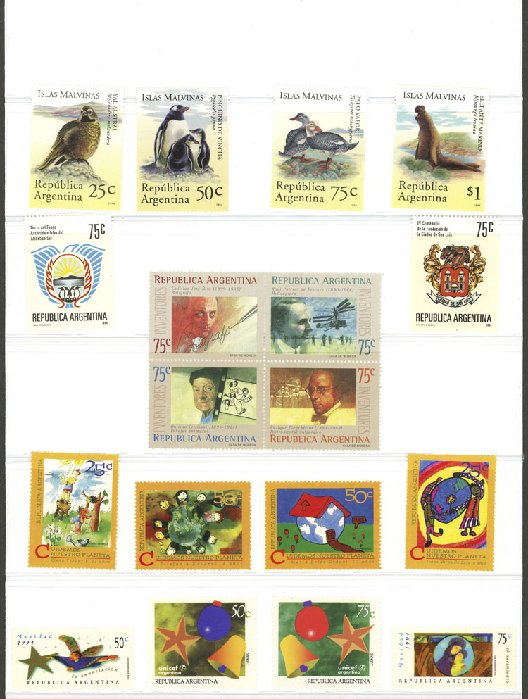 Lot 965 - Argentina general issues -  Guillermo Jalil - Philatino Auction # 2403 ARGENTINA: 