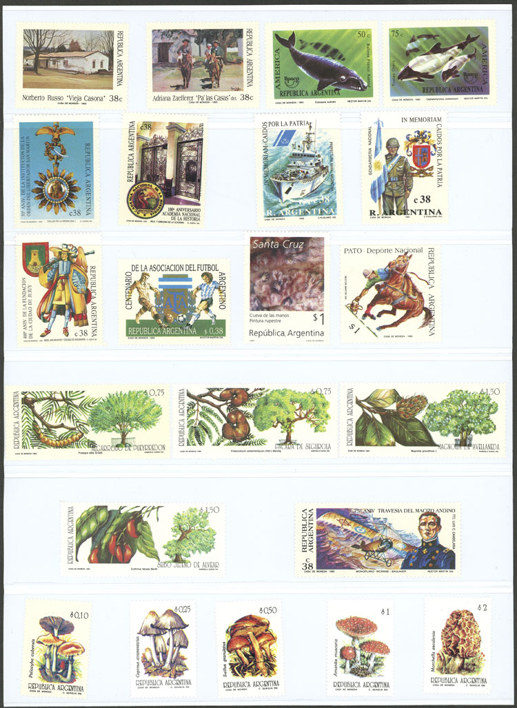 Lot 964 - Argentina general issues -  Guillermo Jalil - Philatino Auction # 2403 ARGENTINA: 