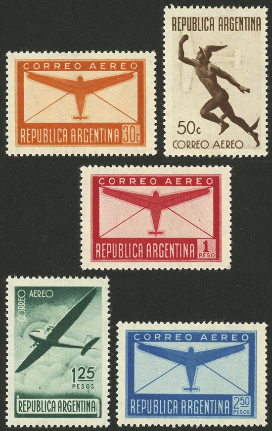 Lot 1052 - Argentina airmail - Guillermo Jalil - Philatino Auction # 2403 ARGENTINA: Lot 1052 - Argentina airmail - Guillermo Jalil - Philatino Auction # 2403 ARGENTINA: