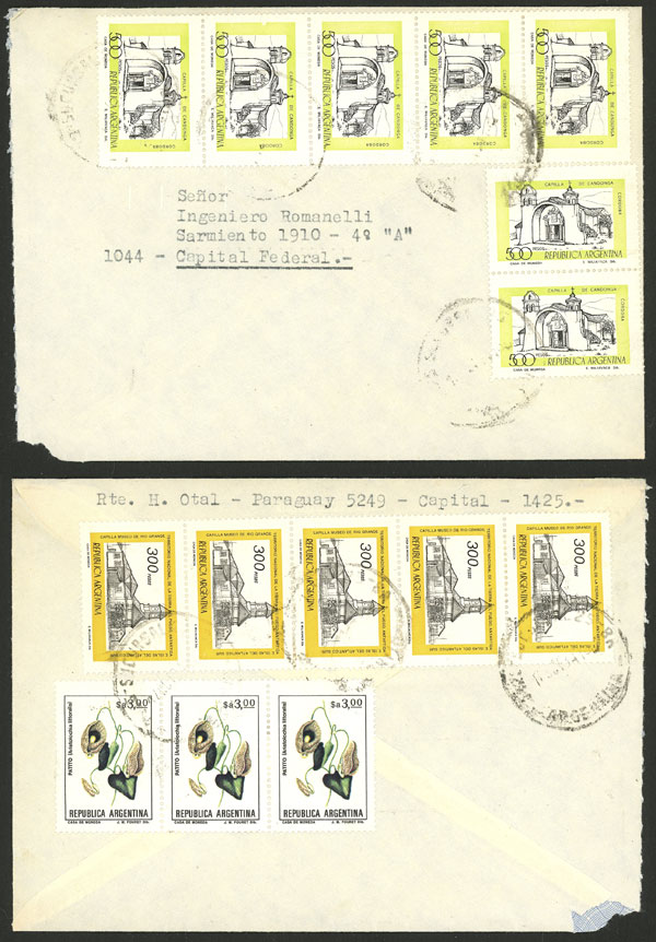 Lot 1462 - Argentina postal history -  Guillermo Jalil - Philatino Auction # 2403 ARGENTINA: 