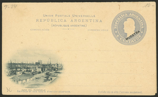Lot 1368 - Argentina Postal stationery -  Guillermo Jalil - Philatino Auction # 2403 ARGENTINA: 