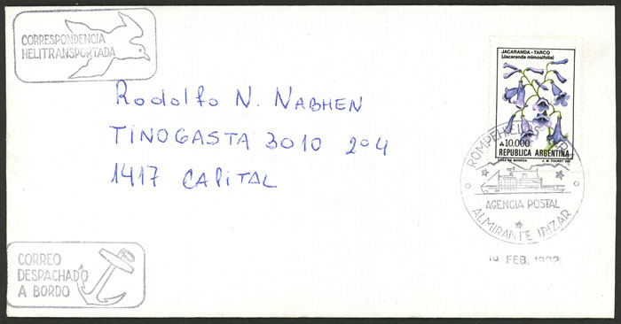 Lot 16 - argentine antarctica postal history - Guillermo Jalil - Philatino Auction # 2403 ARGENTINA: Lot 16 - argentine antarctica postal history - Guillermo Jalil - Philatino Auction # 2403 ARGENTINA: