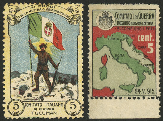 Lot 1504 - Argentina cinderellas - Guillermo Jalil - Philatino Auction # 2403 ARGENTINA: Lot 1504 - Argentina cinderellas - Guillermo Jalil - Philatino Auction # 2403 ARGENTINA: