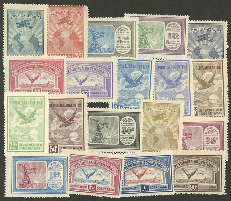 Lot 422 - Argentina general issues -  Guillermo Jalil - Philatino Auction # 2403 ARGENTINA: 