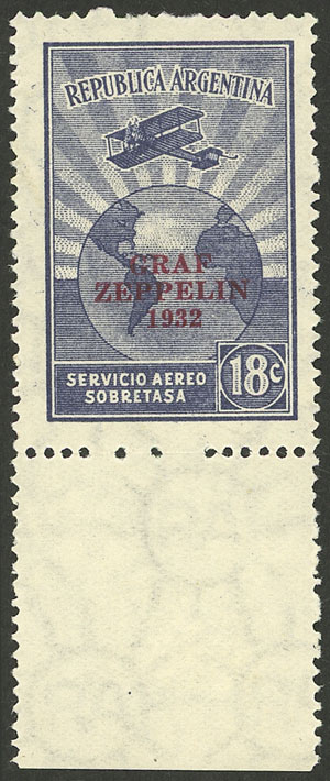 Lot 485 - Argentina general issues -  Guillermo Jalil - Philatino Auction # 2403 ARGENTINA: 