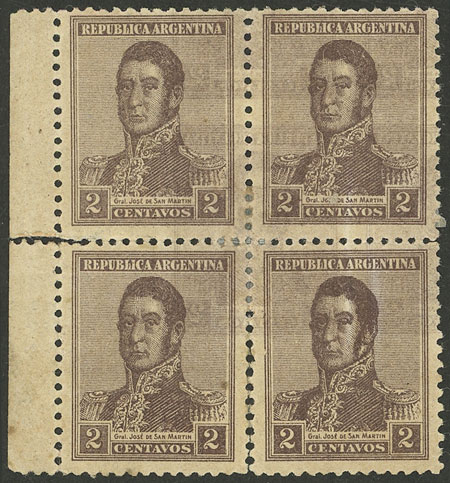 Lot 343 - Argentina general issues -  Guillermo Jalil - Philatino Auction # 2403 ARGENTINA: 
