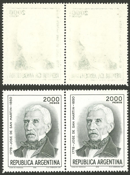 Lot 934 - Argentina general issues -  Guillermo Jalil - Philatino Auction # 2403 ARGENTINA: 