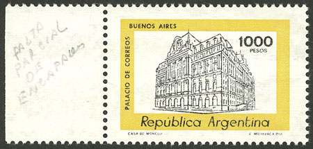 Lot 937 - Argentina general issues -  Guillermo Jalil - Philatino Auction # 2403 ARGENTINA: 