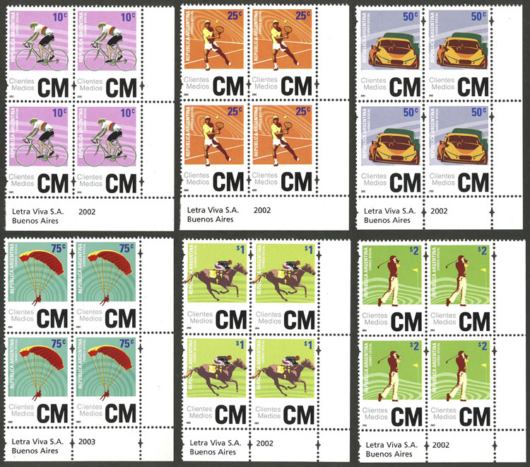 Lot 1031 - Argentina general issues - Guillermo Jalil - Philatino Auction # 2403 ARGENTINA: Lot 1031 - Argentina general issues - Guillermo Jalil - Philatino Auction # 2403 ARGENTINA: