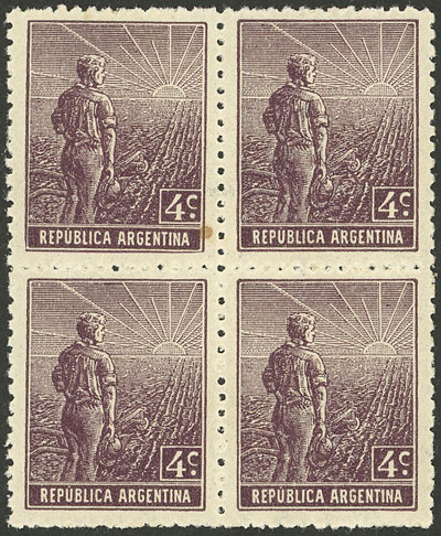 Lot 280 - Argentina general issues -  Guillermo Jalil - Philatino Auction # 2403 ARGENTINA: 