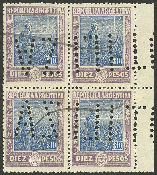 Lot 298 - Argentina general issues -  Guillermo Jalil - Philatino Auction # 2403 ARGENTINA: 