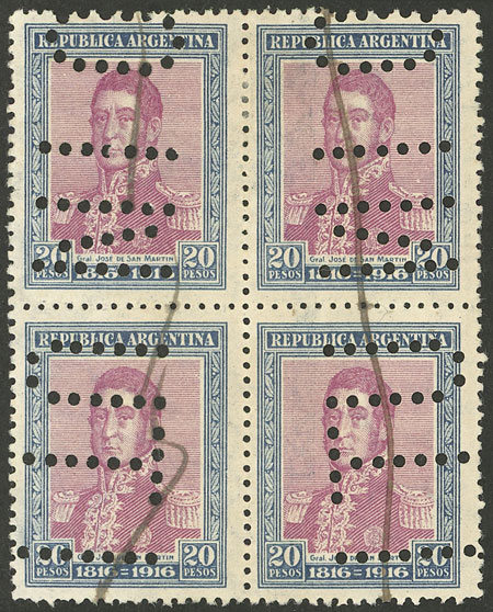 Lot 325 - Argentina general issues - Guillermo Jalil - Philatino Auction # 2403 ARGENTINA: Lot 325 - Argentina general issues - Guillermo Jalil - Philatino Auction # 2403 ARGENTINA: