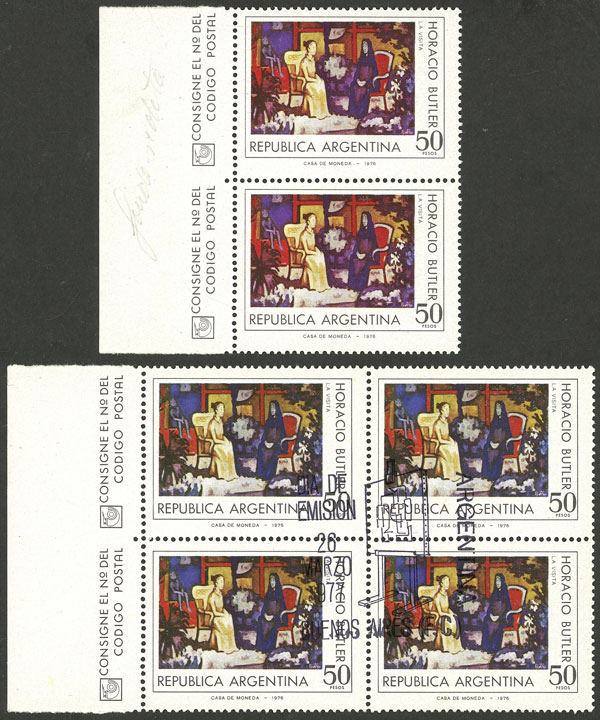 Lot 921 - Argentina general issues - Guillermo Jalil - Philatino Auction # 2403 ARGENTINA: Lot 921 - Argentina general issues - Guillermo Jalil - Philatino Auction # 2403 ARGENTINA: