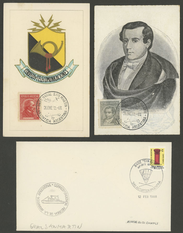 Lot 4 - argentine antarctica postal history - Guillermo Jalil - Philatino Auction # 2403 ARGENTINA: Lot 4 - argentine antarctica postal history - Guillermo Jalil - Philatino Auction # 2403 ARGENTINA: