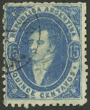 Lot 84 - Argentina rivadavias -  Guillermo Jalil - Philatino Auction # 2403 ARGENTINA: 