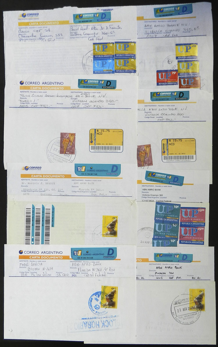 Lot 1470 - Argentina postal history -  Guillermo Jalil - Philatino Auction # 2403 ARGENTINA: 