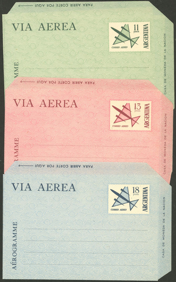 Lot 1323 - Argentina Postal stationery - Guillermo Jalil - Philatino Auction # 2403 ARGENTINA: Lot 1323 - Argentina Postal stationery - Guillermo Jalil - Philatino Auction # 2403 ARGENTINA: