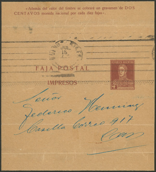 Lot 1340 - Argentina Postal stationery -  Guillermo Jalil - Philatino Auction # 2403 ARGENTINA: 
