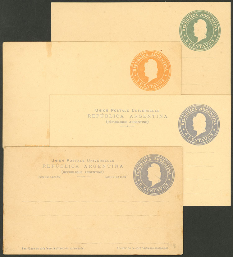 Lot 1365 - Argentina Postal stationery -  Guillermo Jalil - Philatino Auction # 2403 ARGENTINA: 