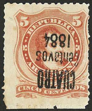 Lot 137 - Argentina general issues -  Guillermo Jalil - Philatino Auction # 2403 ARGENTINA: 