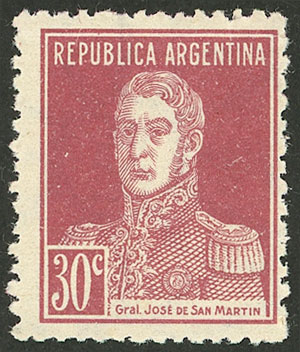 Lot 412 - Argentina general issues -  Guillermo Jalil - Philatino Auction # 2403 ARGENTINA: 