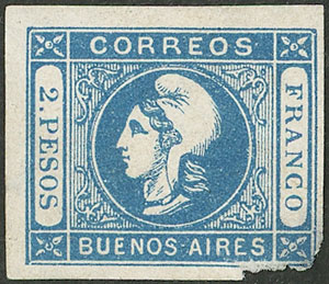 Lot 33 - Argentina cabecitas - Guillermo Jalil - Philatino Auction # 2403 ARGENTINA: Lot 33 - Argentina cabecitas - Guillermo Jalil - Philatino Auction # 2403 ARGENTINA:
