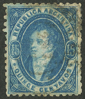 Lot 80 - Argentina rivadavias -  Guillermo Jalil - Philatino Auction # 2403 ARGENTINA: 