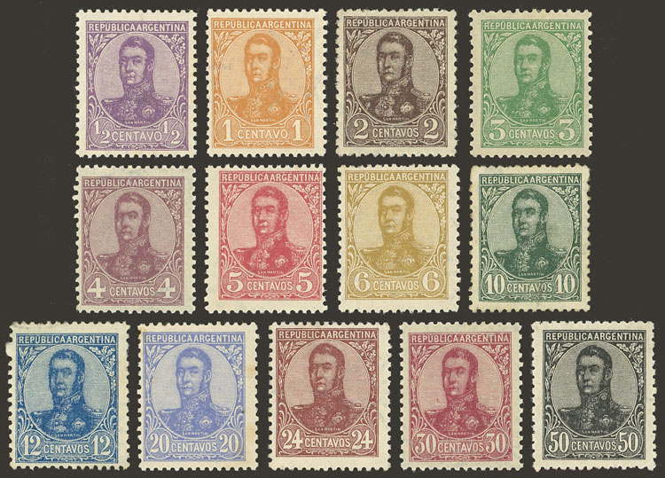 Lot 246 - Argentina general issues - Guillermo Jalil - Philatino Auction # 2403 ARGENTINA: Lot 246 - Argentina general issues - Guillermo Jalil - Philatino Auction # 2403 ARGENTINA: