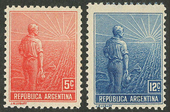 Lot 266 - Argentina general issues - Guillermo Jalil - Philatino Auction # 2403 ARGENTINA: Lot 266 - Argentina general issues - Guillermo Jalil - Philatino Auction # 2403 ARGENTINA: