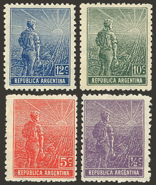 Lot 290 - Argentina general issues -  Guillermo Jalil - Philatino Auction # 2403 ARGENTINA: 