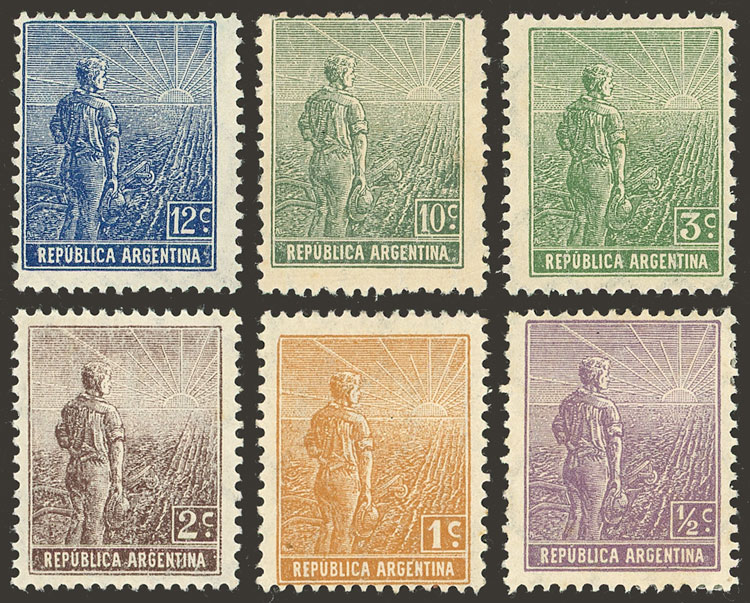 Lot 300 - Argentina general issues -  Guillermo Jalil - Philatino Auction # 2403 ARGENTINA: 