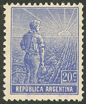 Lot 301 - Argentina general issues -  Guillermo Jalil - Philatino Auction # 2403 ARGENTINA: 