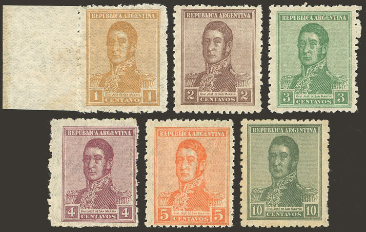 Lot 361 - Argentina general issues -  Guillermo Jalil - Philatino Auction # 2403 ARGENTINA: 