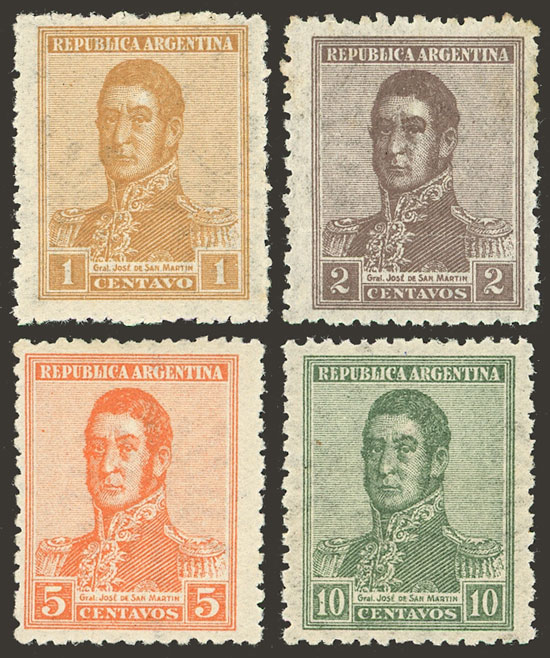 Lot 365 - Argentina general issues -  Guillermo Jalil - Philatino Auction # 2403 ARGENTINA: 