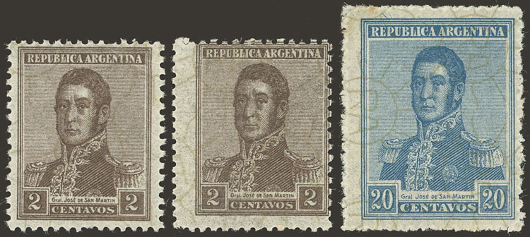 Lot 381 - Argentina general issues -  Guillermo Jalil - Philatino Auction # 2403 ARGENTINA: 