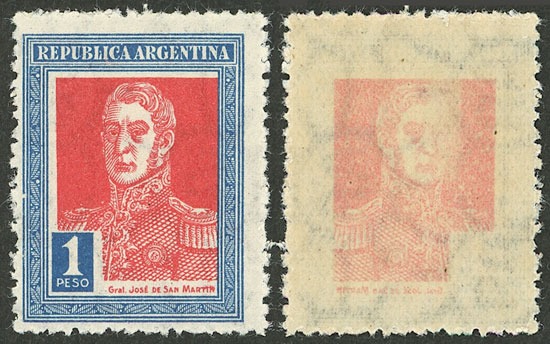 Lot 386 - Argentina general issues -  Guillermo Jalil - Philatino Auction # 2403 ARGENTINA: 
