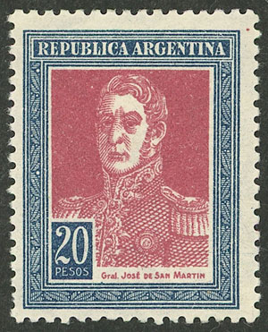 Lot 392 - Argentina general issues -  Guillermo Jalil - Philatino Auction # 2403 ARGENTINA: 