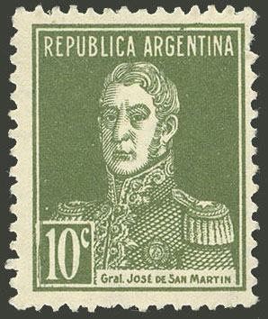 Lot 406 - Argentina general issues -  Guillermo Jalil - Philatino Auction # 2403 ARGENTINA: 