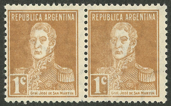 Lot 403 - Argentina general issues -  Guillermo Jalil - Philatino Auction # 2403 ARGENTINA: 